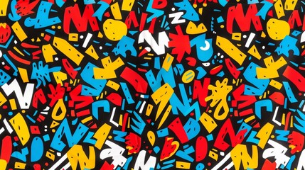 Naklejka premium Vibrant urban graffiti expressive street art and bold murals reflecting urban creativity and energy