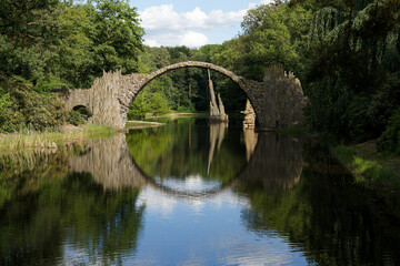 Fototapeta premium old bridge over the river