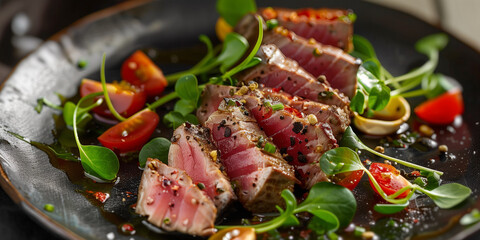 Seared Tuna plate