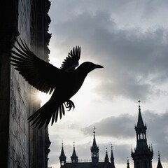 Obraz premium silhouette of the eagle