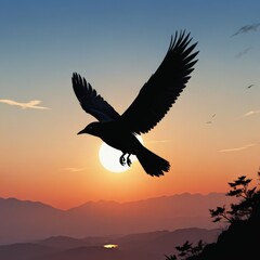 Naklejka premium eagle in flight