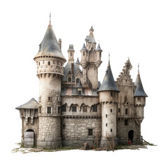 castle on the background