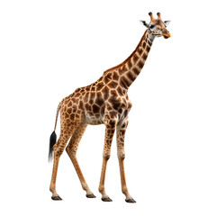 Naklejka premium giraffe isolated on white