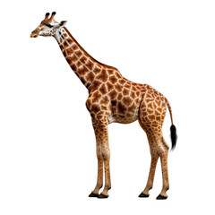 Naklejka premium giraffe isolated on white