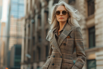 Obraz premium Portrait of senior business woman