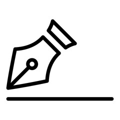 Nib icon. Writing icon. Icon about writing