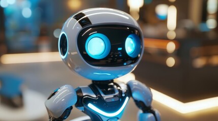 Innovative AI and Robotics in a Futuristic Smart Home with Advanced Virtual Reality and Cutting-Edge Gadgets Showcasing Technology and Digital Transformation. AI, robotics, smart devices, and cybersec