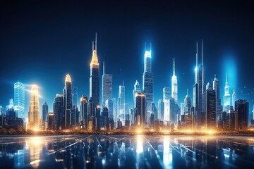 Fototapeta premium Background of technological concepts