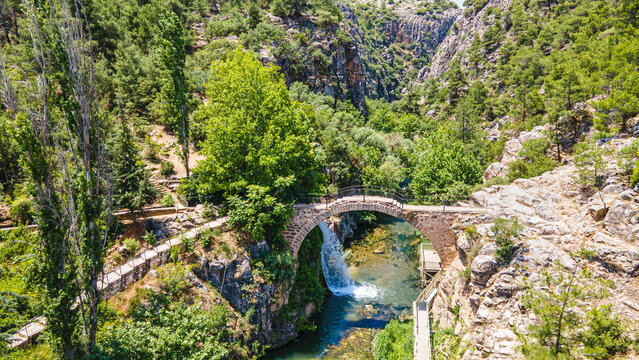 Clandras K&ouml;pr&uuml;s&uuml;  is an ancient bridge in Turkey, the one arch bridge was constructed during the Phrygian era of Anatolia. Arch structures were introduced during  the Roman period in Uşak.