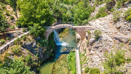 Clandras K&ouml;pr&uuml;s&uuml;  is an ancient bridge in Turkey, the one arch bridge was constructed during the Phrygian era of Anatolia. Arch structures were introduced during  the Roman period in Uşak.