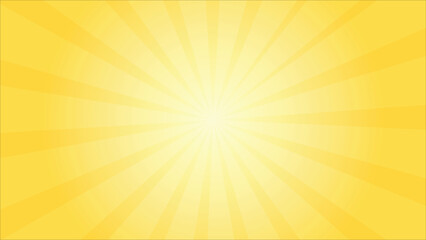 Yellow Rays Background Vector