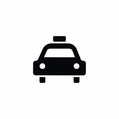 taxi car vehicle sign icon
