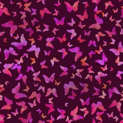 Gradients animals seamless butterfly pattern for fabrics and linens and wrapping