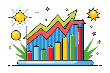 Analyst at Work: Financial Analysis Illustration