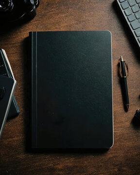 Libro de contabilidad sobre la mesa de una oficina 