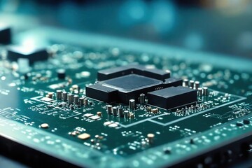 Obraz premium Background of technological concepts