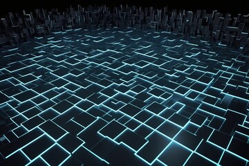Naklejka premium Background of technological concepts