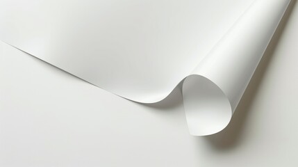 Paper with curled page and shadow a design element for advertisements and promotions