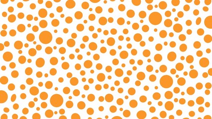 Abstract background of geometric orange booble