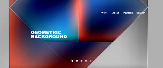 Gradient triangle geometric minimal wallpaper