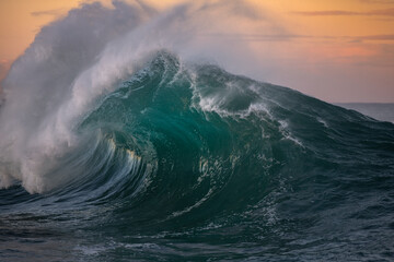 Stormy waves at dawn, Sydney Australia