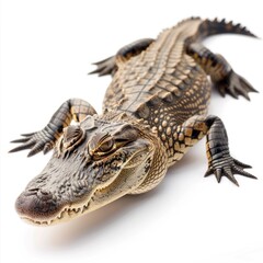 Obraz premium Alligator isolated on white background