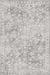 turkish rug pattern ethnic motif grey carpet