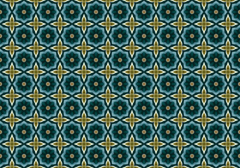 Seamless Cloth Wallpaper Geometric Art Fabric Graphic Digital Texture Template Fashion Tile Background Visual Textile Symmetric Interior Design Pattern.