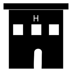 illustration of a hotel