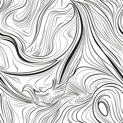 Fototapeta premium An abstract line drawing of a dragon in flight, with wings outstretched and flames depicted through a series of sharp, dynamic lines that create a sense of power and motion. Minimal pattern banner