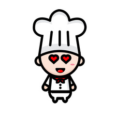 cute chef illustration