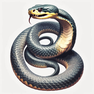 Snake Cobra Ilustration Design Very Cool