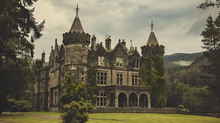 Fototapeta premium Historical castle landscape
