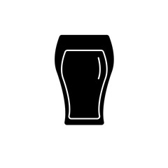 beer glass concept line icon. Simple element illustration. beer glass concept outline symbol design.