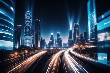 Obraz premium Background of technological concepts