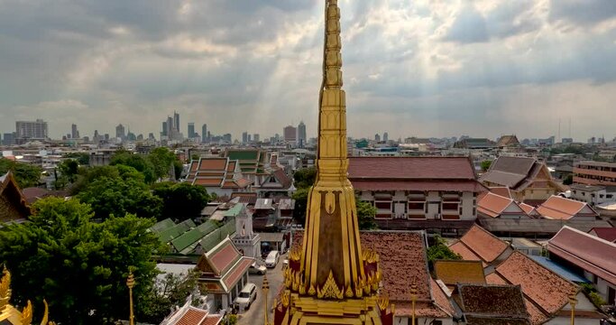 Wat Ratchanatdaram is a buddhist temple located in Bangkok, Thailand also known as Loha prasat means Iron palace.