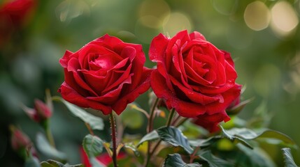 Naklejka premium Red Roses photographed with Nikon d810