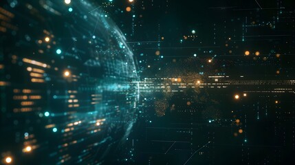 Obraz premium bid data background