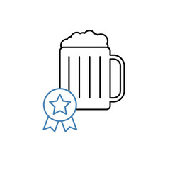 best seller concept line icon. Simple element illustration. best seller concept outline symbol design.