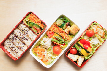 手作りのお弁当