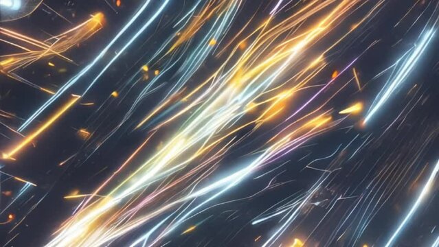 spreading lines shiny effect, motion