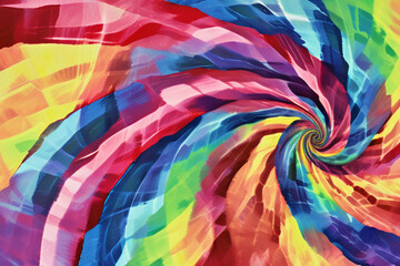 Obraz premium tie-dye-spiral-textured-overlay