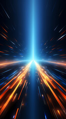 Obraz premium glowing technology lines background