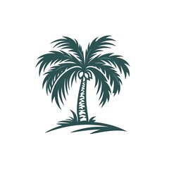 Obraz premium palm tree illustration