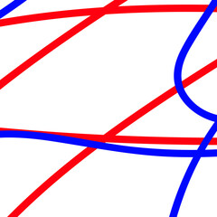 Red and blue graphic grid background 
