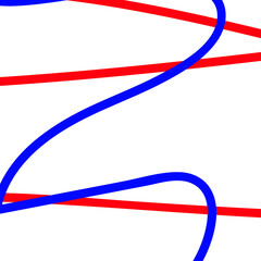 Red and blue graphic grid background 