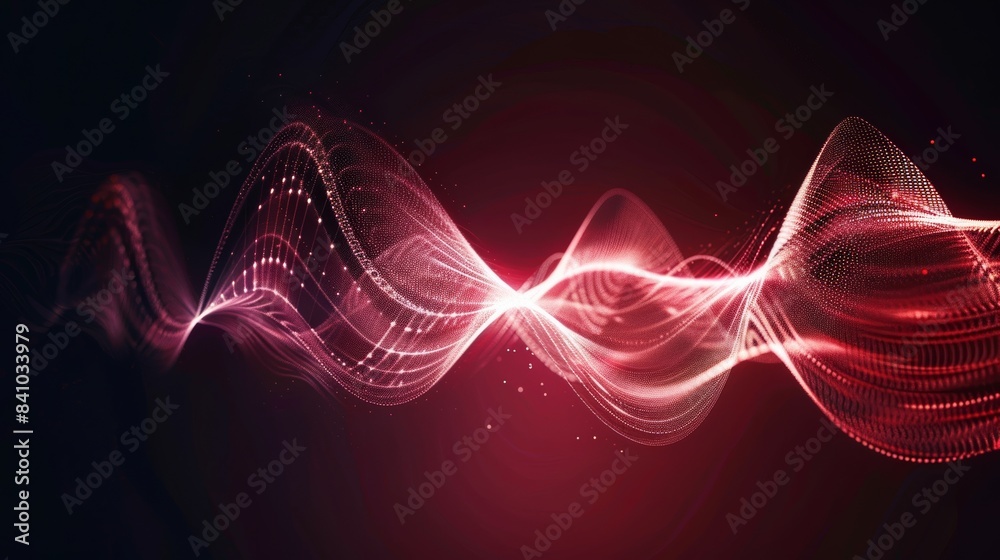 Aufkleber A sound wave represented as a mathematical equation, with the waveform itself visible as part of the equation.