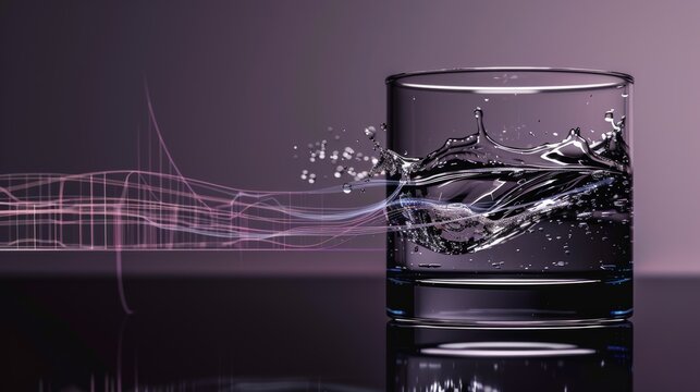 A sound wave represented as a mathematical equation, with the waveform itself visible as part of the equation.