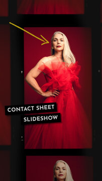 Contact Sheet Vertical Slideshow