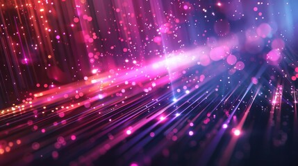 Fototapeta premium abstract technology particle of light background